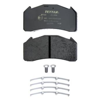 Jeu de 4 plaquettes de frein avant TEXTAR 2913606