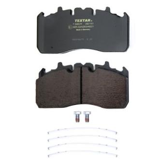 Jeu de 4 plaquettes de frein arrière TEXTAR 2921101