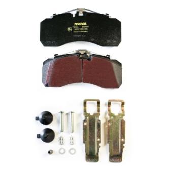 Jeu de 4 plaquettes de frein arrière TEXTAR 2927801
