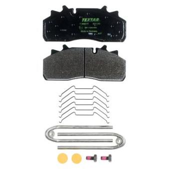 Jeu de 4 plaquettes de frein arrière TEXTAR 2931302