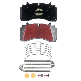 Jeu de 4 plaquettes de frein arrière TEXTAR 2933601