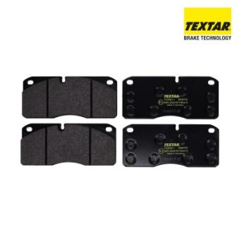 Jeu de 4 plaquettes de frein avant TEXTAR 2906705