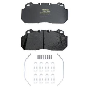 Jeu de 4 plaquettes de frein avant TEXTAR 2909009