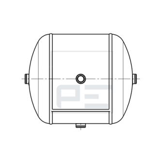 Réservoir d'air, système d'air comprimé PE Automotive 106.511-80A