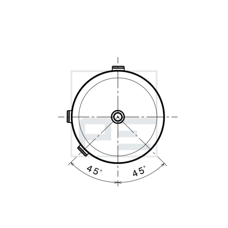 Réservoir d'air, système d'air comprimé PE Automotive 106.509-80A - Visuel 2