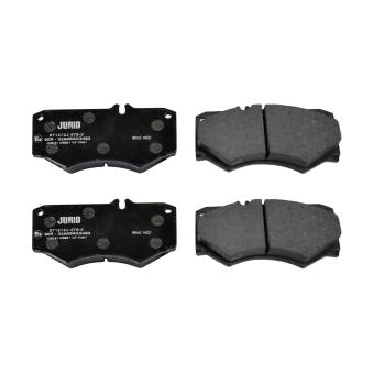 Jeu de 4 plaquettes de frein avant JURID 571272J