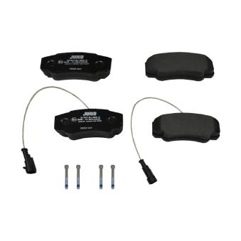 Jeu de 4 plaquettes de frein arrière JURID 573318J