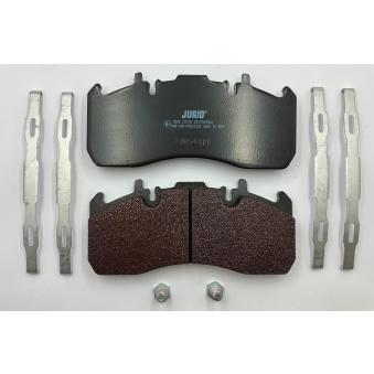 Jeu de 4 plaquettes de frein JURID 2917309560