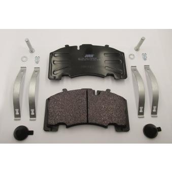 Jeu de 4 plaquettes de frein arrière JURID 2926405390