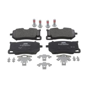 Jeu de 4 plaquettes de frein avant JURID 574223J