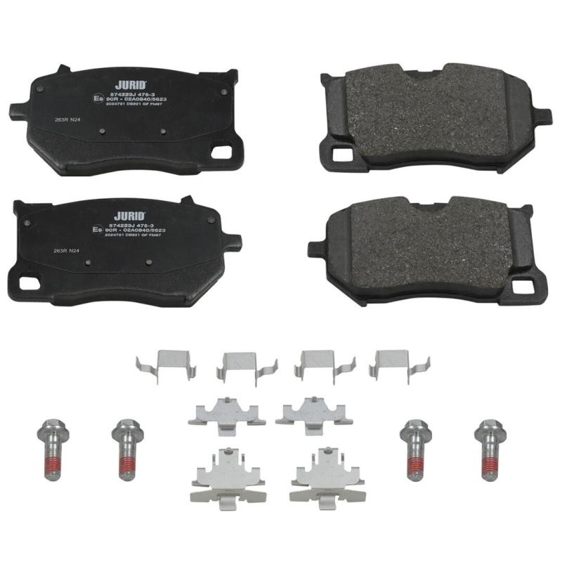 Jeu de 4 plaquettes de frein avant JURID 574223J - Visuel 1