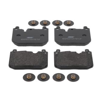 Jeu de 4 plaquettes de frein avant JURID 573854J