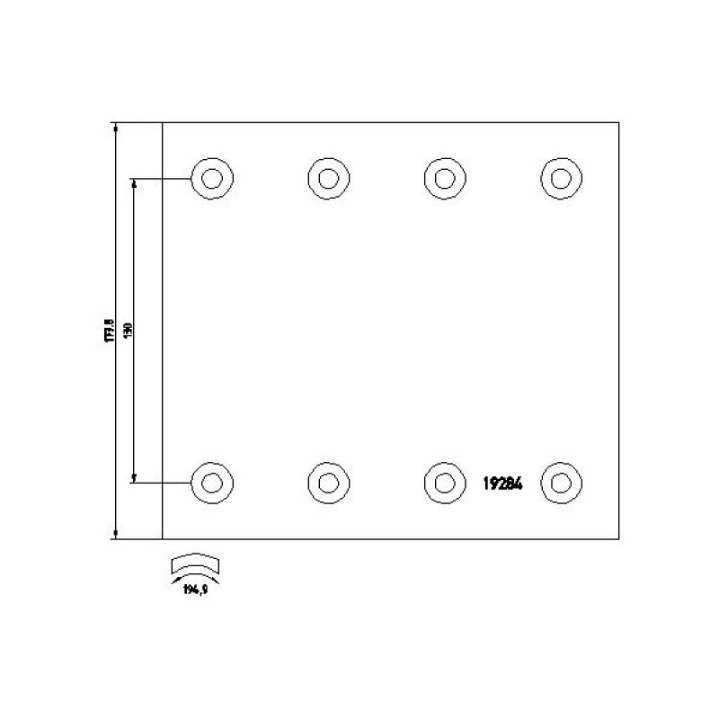 Kit de garnitures de frein, frein à tambour TEXTAR 1928308 - Visuel 1