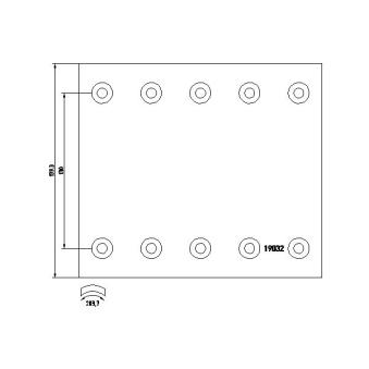 Kit de garnitures de frein, frein à tambour TEXTAR 1903244