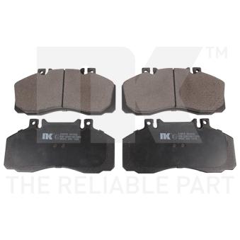 Jeu de 4 plaquettes de frein avant NK 229976