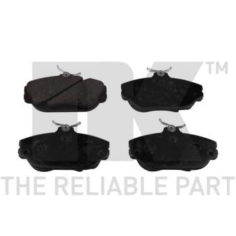 Jeu de 4 plaquettes de frein avant NK 222538