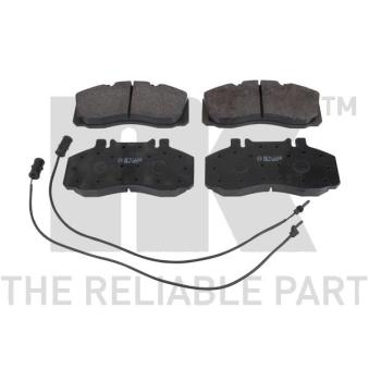 Jeu de 4 plaquettes de frein avant NK 222353