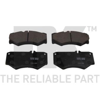 Jeu de 4 plaquettes de frein avant NK 223307