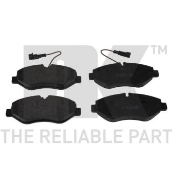 Jeu de 4 plaquettes de frein avant NK 222268