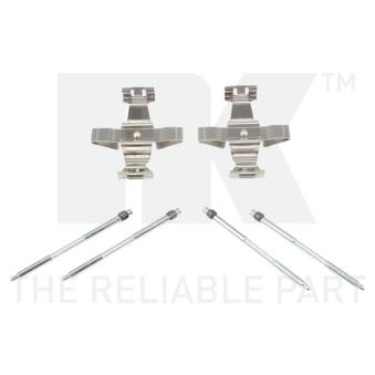 Kit d'accessoires, plaquette de frein à disque NK 79481808