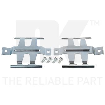 Kit d'accessoires, plaquette de frein à disque NK 7933687