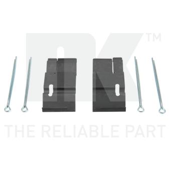 Kit d'accessoires, plaquette de frein à disque NK 7941908