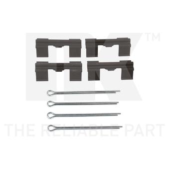 Kit d'accessoires, plaquette de frein à disque NK 7940971