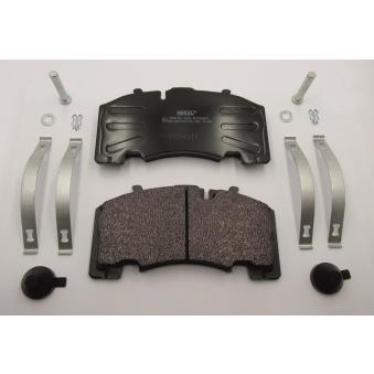 Jeu de 4 plaquettes de frein avant BERAL BCV29264TK