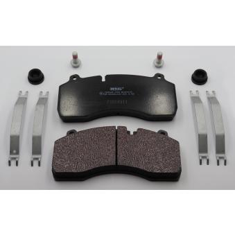 Jeu de 4 plaquettes de frein BERAL BCV29181TK