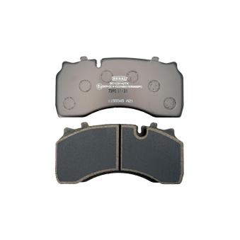 Jeu de 4 plaquettes de frein avant BERAL BCV29142TK