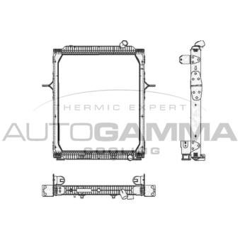 Radiateur, refroidissement du moteur AUTOGAMMA 404846