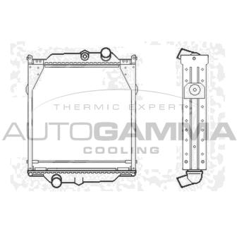 Radiateur, refroidissement du moteur AUTOGAMMA 404698