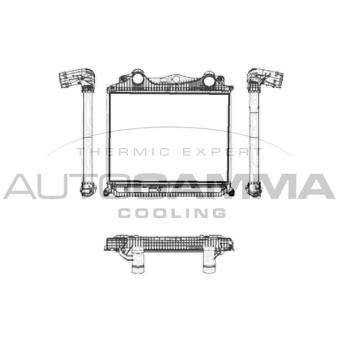 Intercooler, échangeur AUTOGAMMA 404752