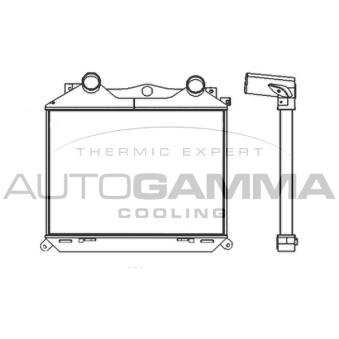 Intercooler, échangeur AUTOGAMMA 404610
