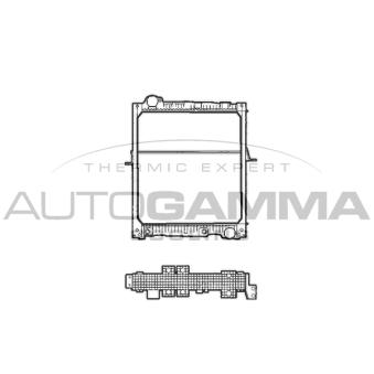 Radiateur, refroidissement du moteur AUTOGAMMA 401470