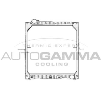 Radiateur, refroidissement du moteur AUTOGAMMA 404082