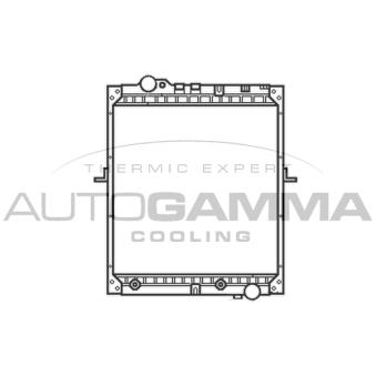 Radiateur, refroidissement du moteur AUTOGAMMA 404348
