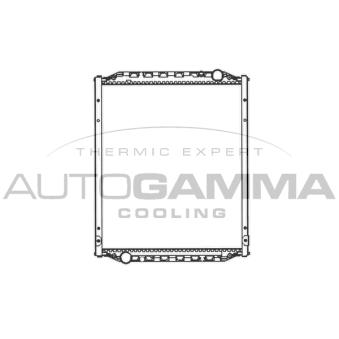 Radiateur, refroidissement du moteur AUTOGAMMA 403682