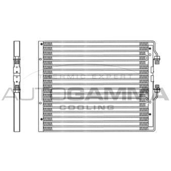 Condenseur, climatisation AUTOGAMMA 304431