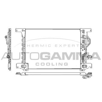 Condenseur, climatisation AUTOGAMMA 304486