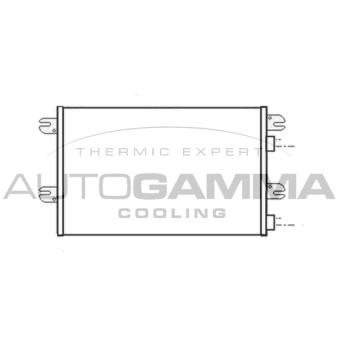 Condenseur, climatisation AUTOGAMMA 304792