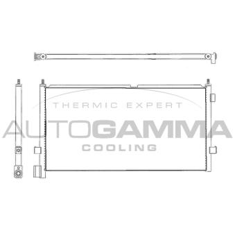 Condenseur, climatisation AUTOGAMMA 304794