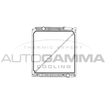 Radiateur, refroidissement du moteur AUTOGAMMA 401120