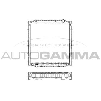 Radiateur, refroidissement du moteur AUTOGAMMA 400654