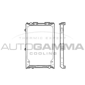Radiateur, refroidissement du moteur AUTOGAMMA 400656