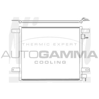 Condenseur, climatisation AUTOGAMMA 107654