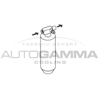 Filtre déshydratant, climatisation AUTOGAMMA 106351