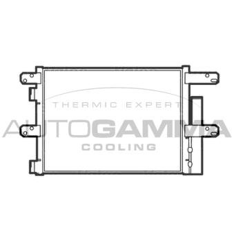 Condenseur, climatisation AUTOGAMMA 105890