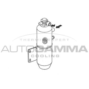Filtre déshydratant, climatisation AUTOGAMMA 106053