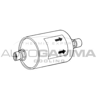 Filtre déshydratant, climatisation AUTOGAMMA 106028